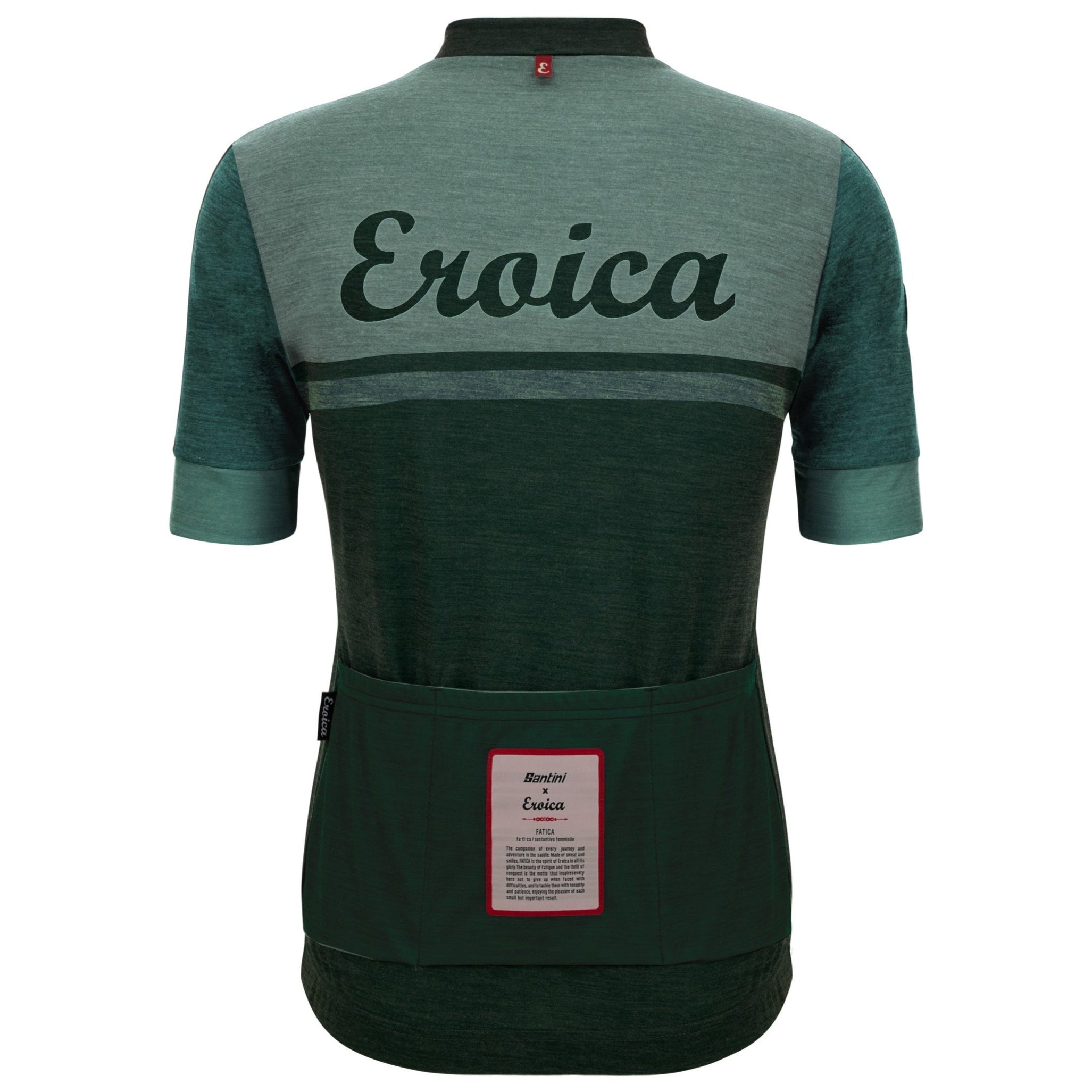 Maglia in lana Santini Eroica Valle - Verde Santini