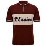 Maglia in lana Santini Eroica Vino Santini