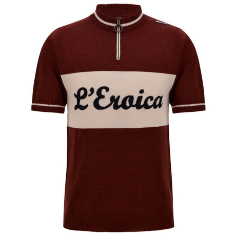 Maglia in lana Santini Eroica Vino Santini
