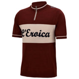 Maglia in lana Santini Eroica Vino Santini