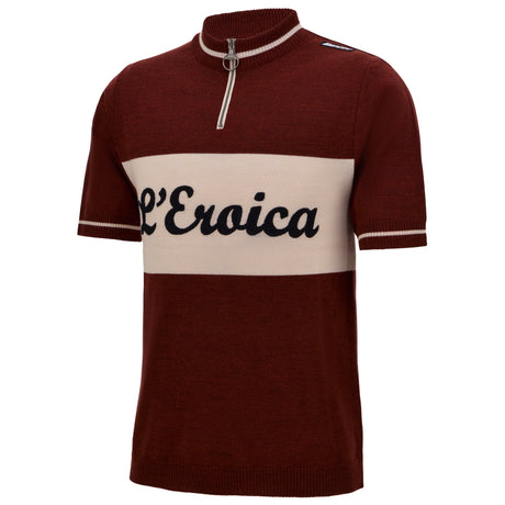 Maglia in lana Santini Eroica Vino Santini