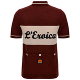 Maglia in lana Santini Eroica Vino Santini