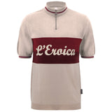 Maglia in lana Santini Eroica Vino - Beige Santini