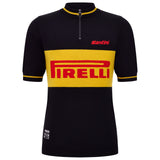 Maglia in lana Santini x PIRELLI - Nero Santini