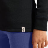 Maillot interior niño de manga larga Odlo Active Warm - Negro