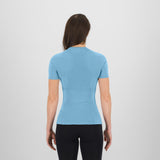 Jersey women's Karpos Dinamico Merino 130 base layer - Blue