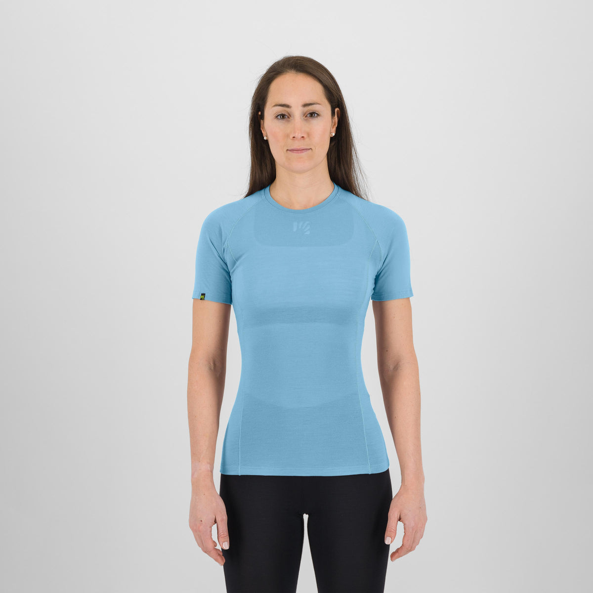 Jersey women's Karpos Dinamico Merino 130 base layer - Blue
