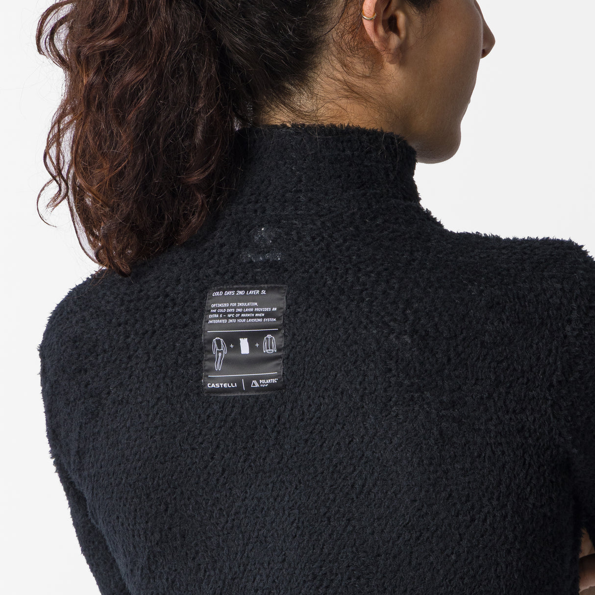 Castelli Cold Days 2nd women long sleeve base layer - Black