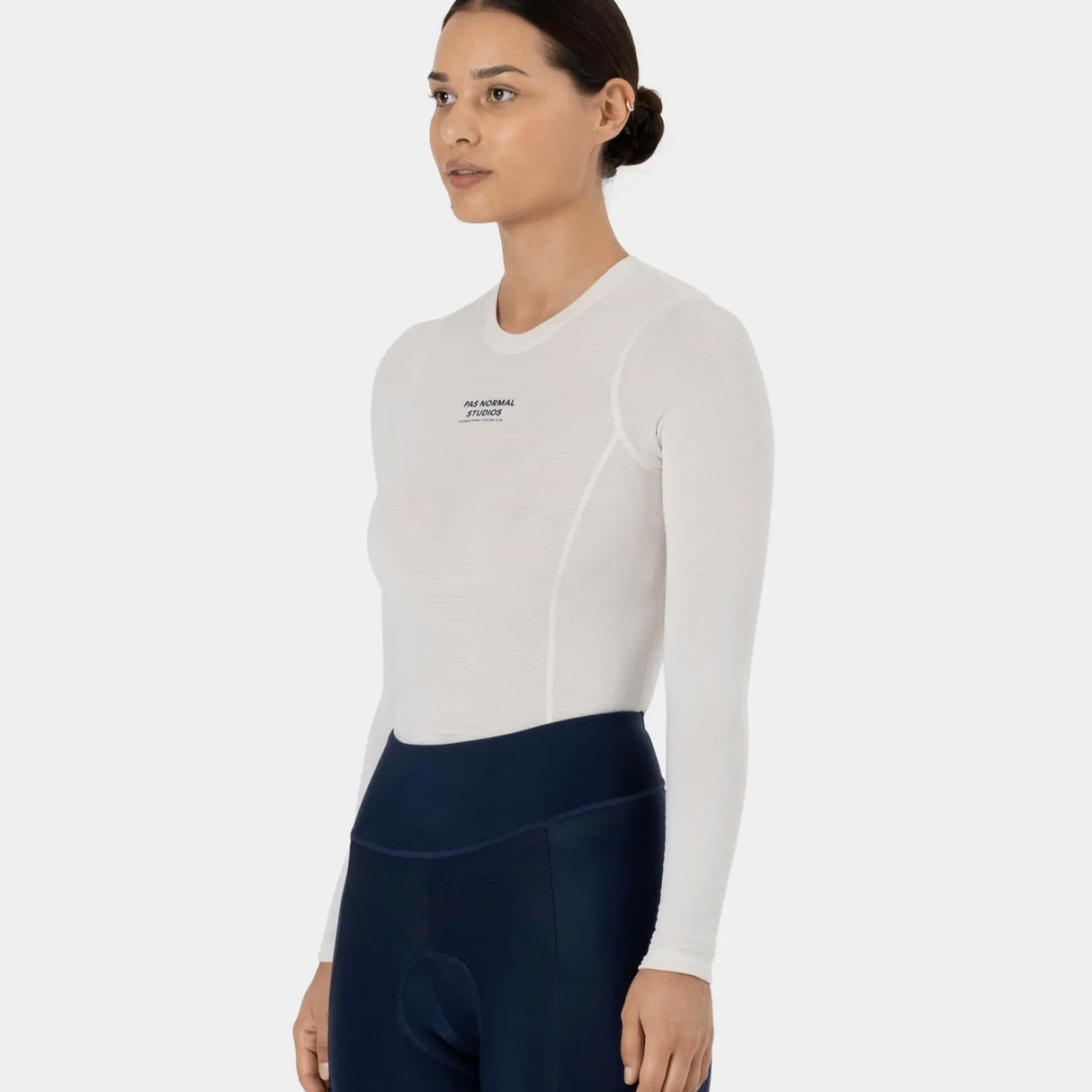 Maglia intima donna maniche lunghe Pas Normal Studios Thermal - Bianco Pas Normal Studios