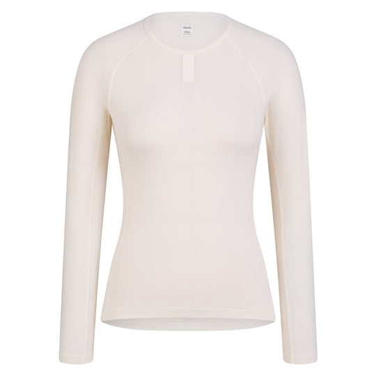 Rapha Merino woman long-sleeved base layer - White