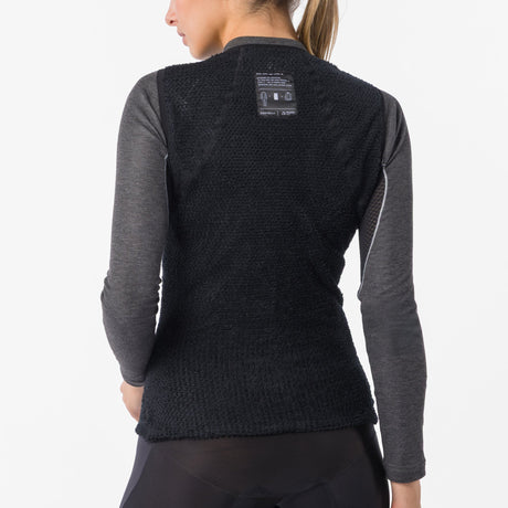 Maillot de corps femme sans manches Castelli Cold Days 2nd - Noir