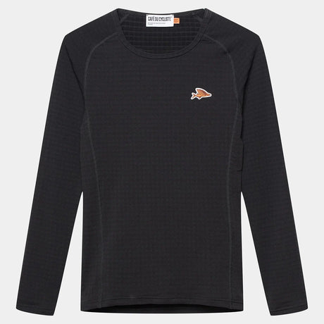 Jersey Cafe du Cycliste Coline long-sleeve base layer - Black