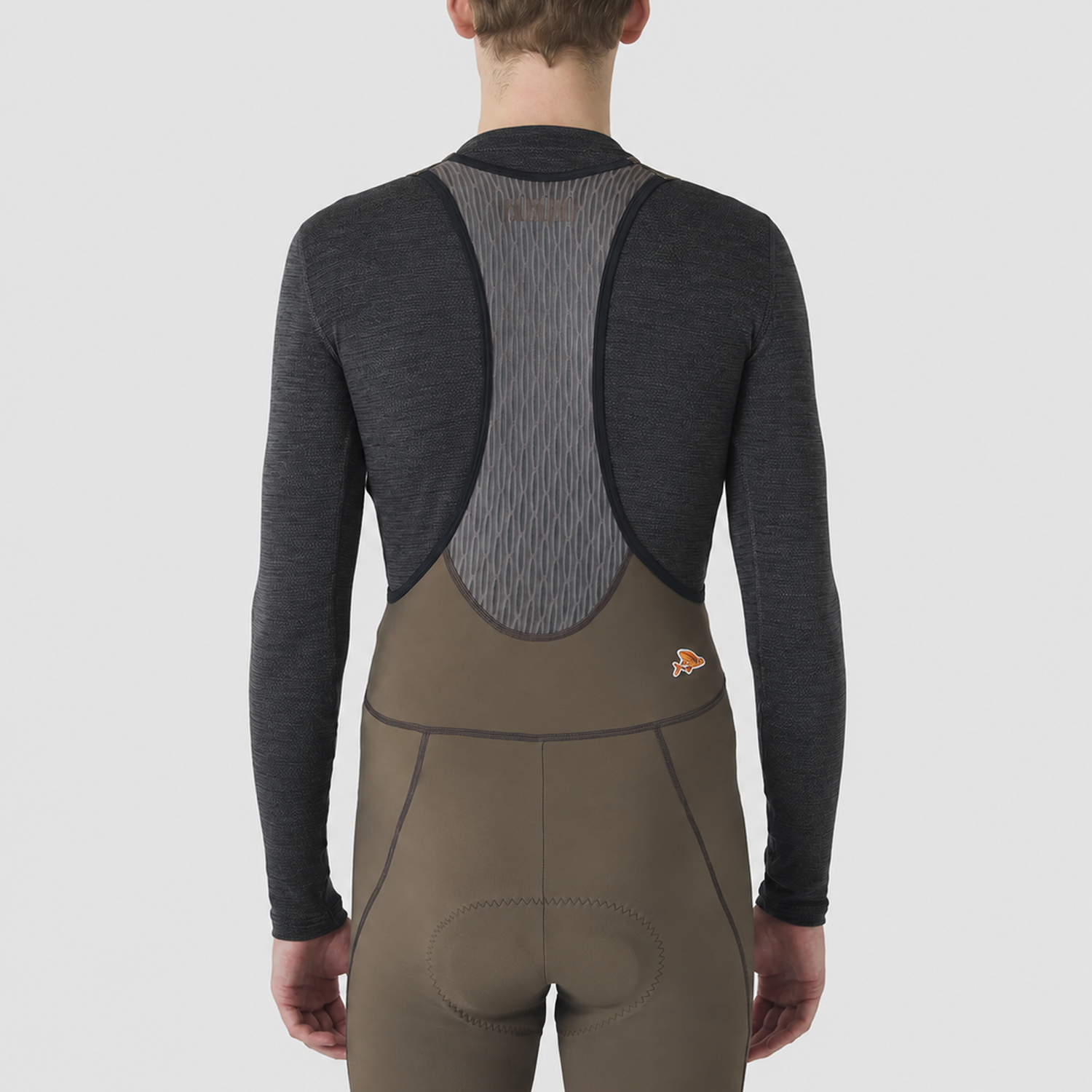 Maglia intima maniche lunghe Cafe du cycliste Judith - Grigio scuro Café du Cycliste