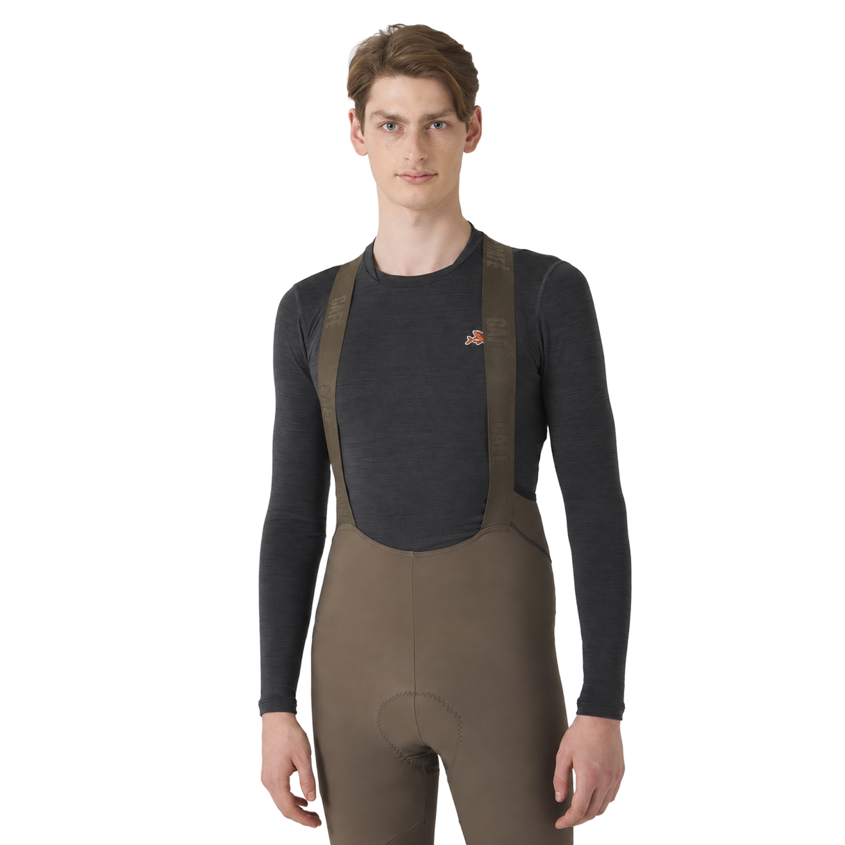 Maglia intima maniche lunghe Cafe du cycliste Judith - Grigio scuro Café du Cycliste