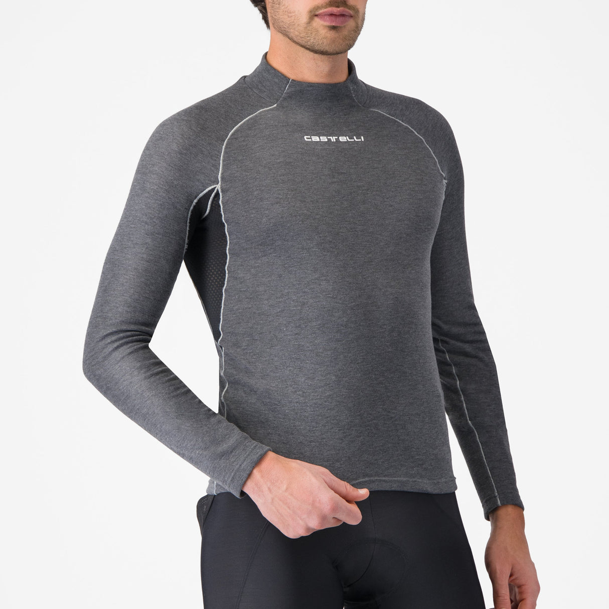 Maglia intima maniche lunghe Castelli Flanders 2 - Grigio Castelli
