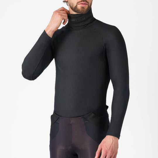 Castelli Flanders 2 High Neck long sleeve base layer - Black