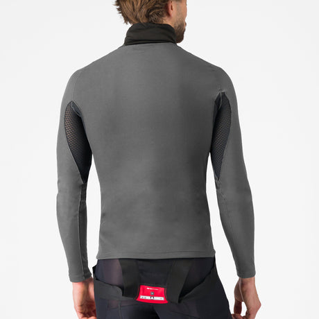 Maglia intima maniche lunghe Castelli Flanders 2 High Neck - Grigio Castelli
