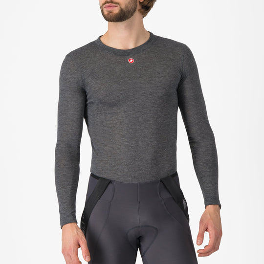 Castelli Medio long sleeve base layer - Grey