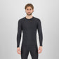 Maillot camiseta interior de manga larga Karpos Dinamico Merino 180 - Negro