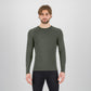 Camiseta interior manga larga Karpos Dinamico Merino 130 - Verde oliva