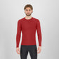 Camiseta interior manga larga Karpos Dinamico Merino 180 - Rojo