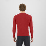 Funktionsunterhemd mit langen Ärmeln Karpos Dinamico Merino 180 - Rot