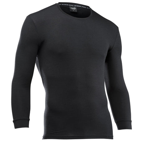 Maillot interior de manga larga Northwave Surface Merino - Negro