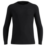 Odlo Merino 200 Langarm-Funktionsunterhemd - Schwarz