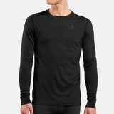 Odlo Merino 200 Langarm-Funktionsunterhemd - Schwarz