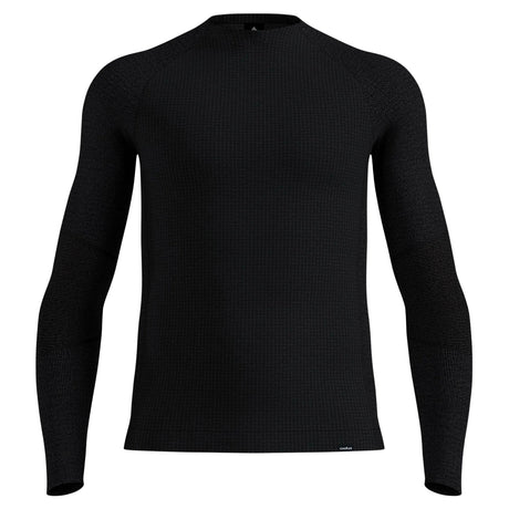 Maglia intima maniche lunghe Odlo Seamless Performance Wool - Nero Odlo