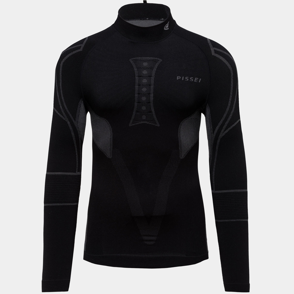 Maglia intima maniche lunghe Pissei Alaska Seamless - Nero Pissei