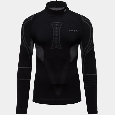 Maglia intima maniche lunghe Pissei Alaska Seamless - Nero Pissei