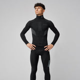 Maglia intima maniche lunghe Pissei Alaska Seamless - Nero Pissei