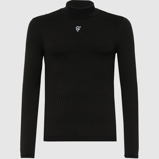 Maglia intima maniche lunghe Pissei Argentum - Nero