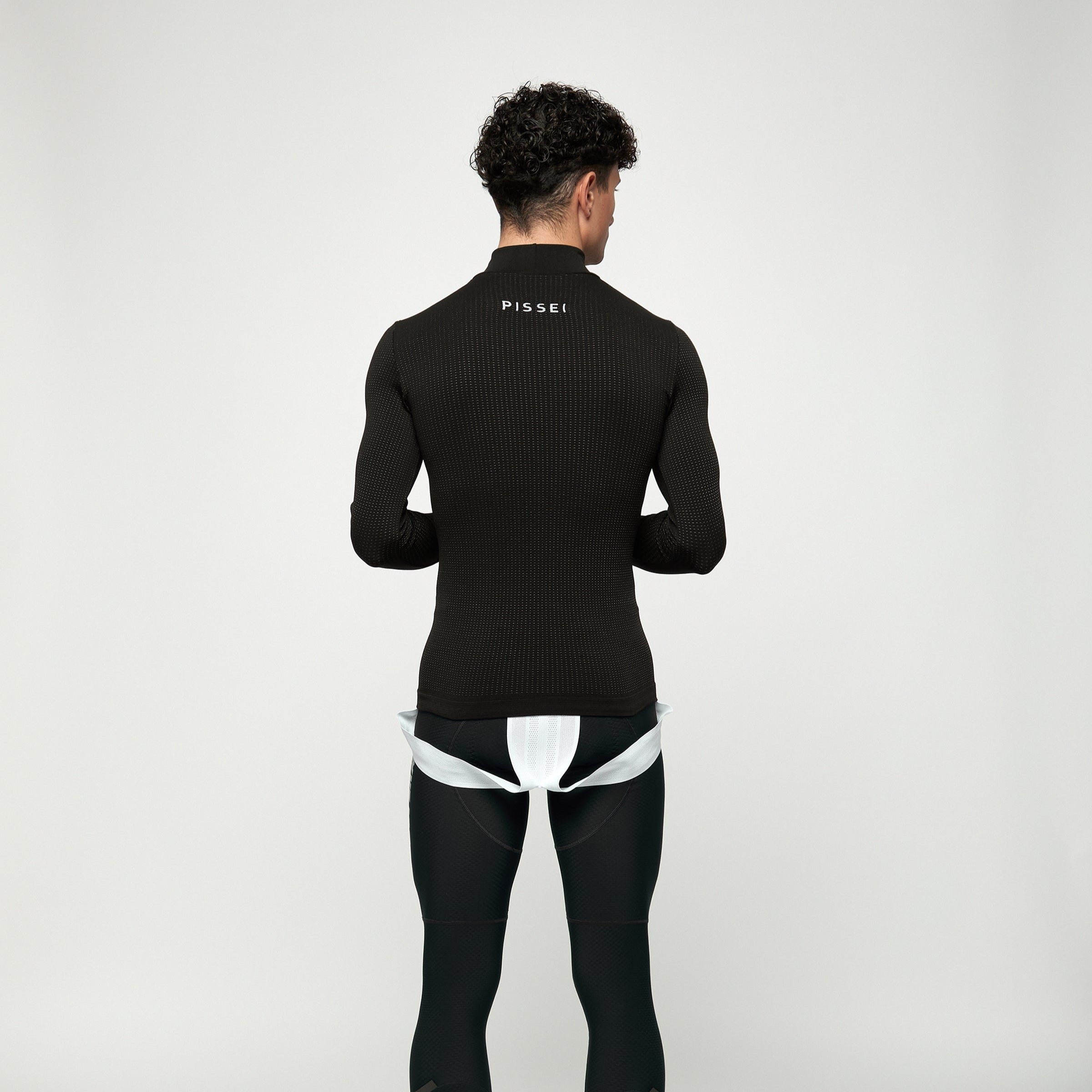 Maglia intima maniche lunghe Pissei Argentum - Nero Pissei