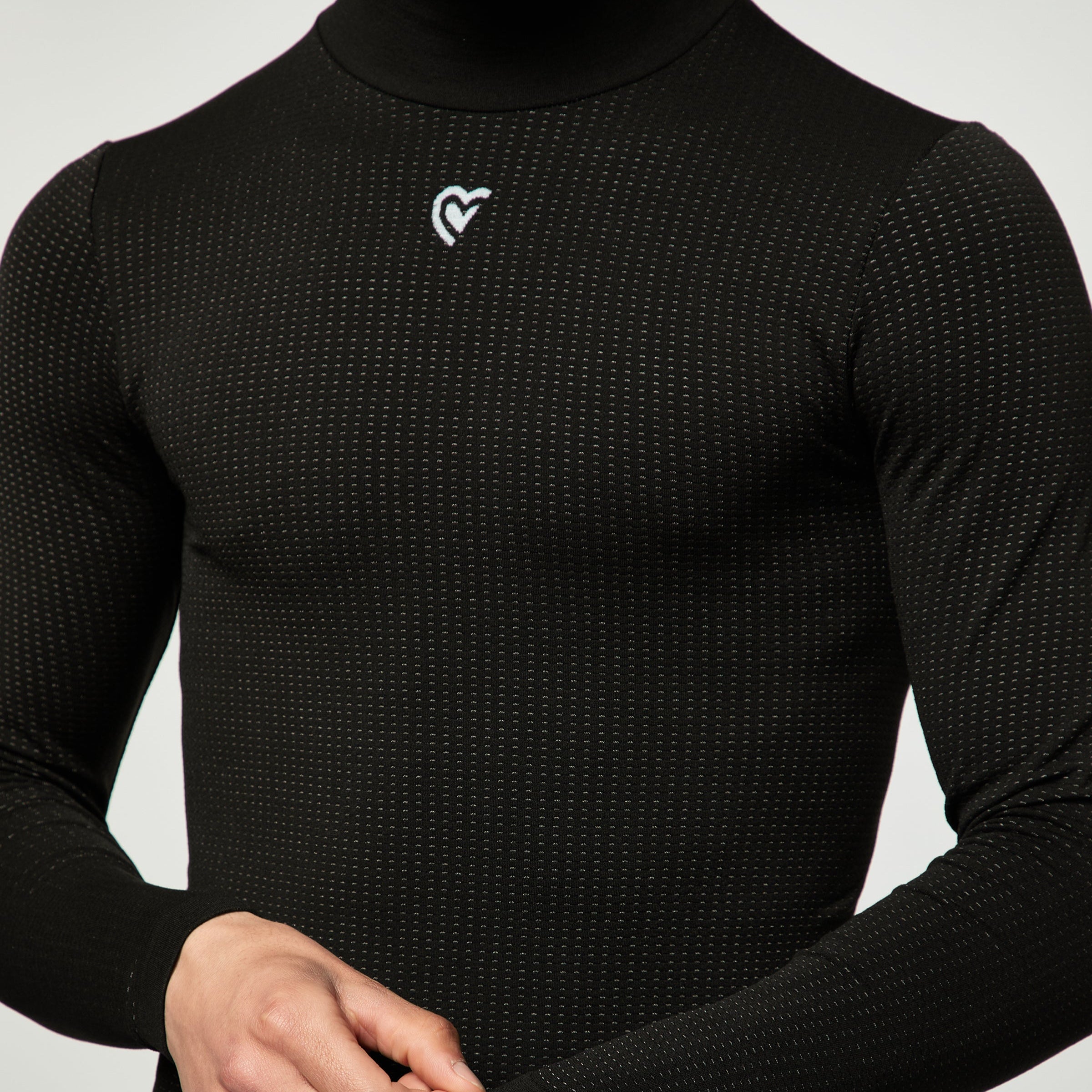 Maglia intima maniche lunghe Pissei Argentum - Nero Pissei