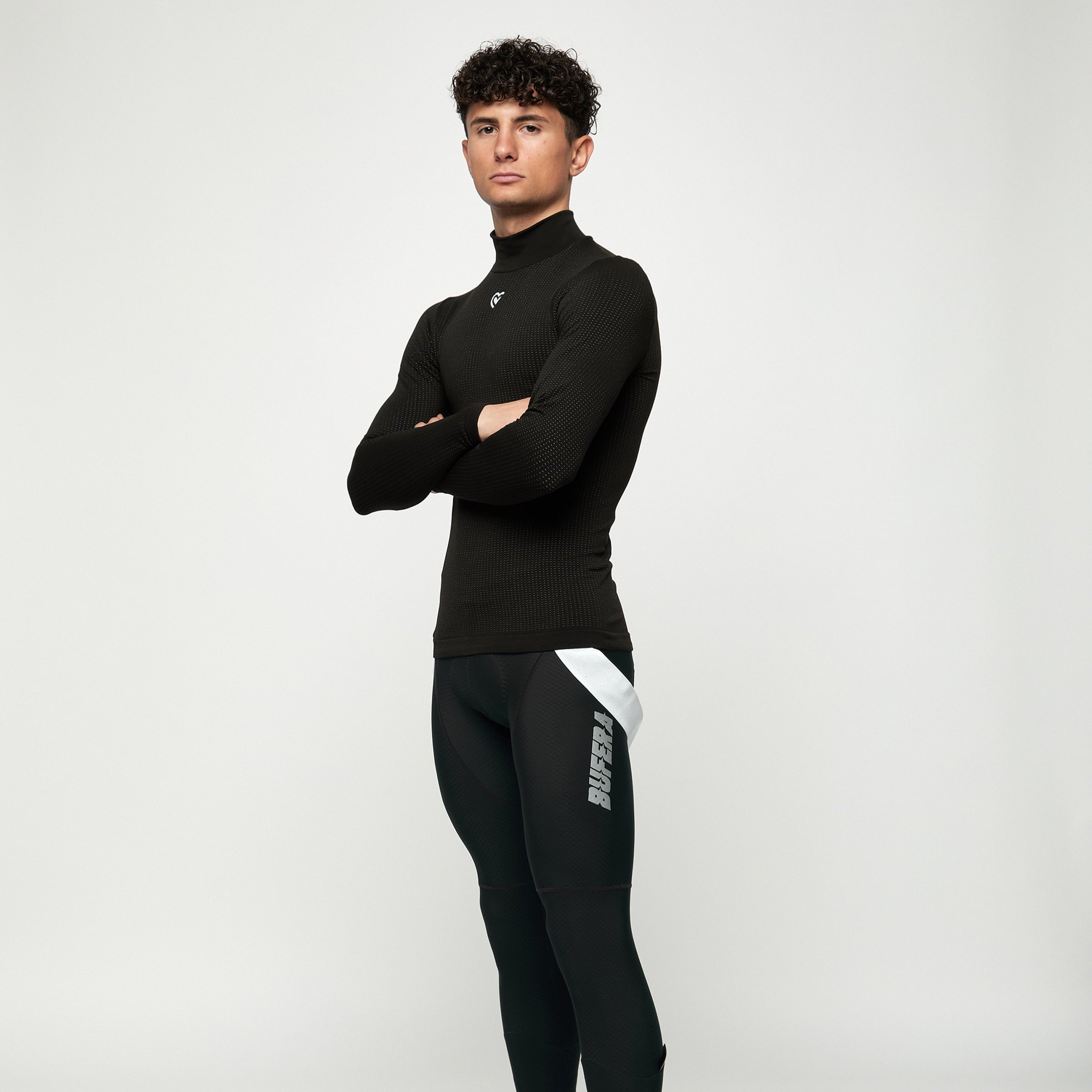 Maglia intima maniche lunghe Pissei Argentum - Nero Pissei