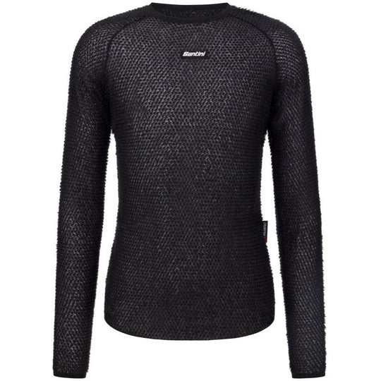 Santini Alpha long sleeve baselayer - Black