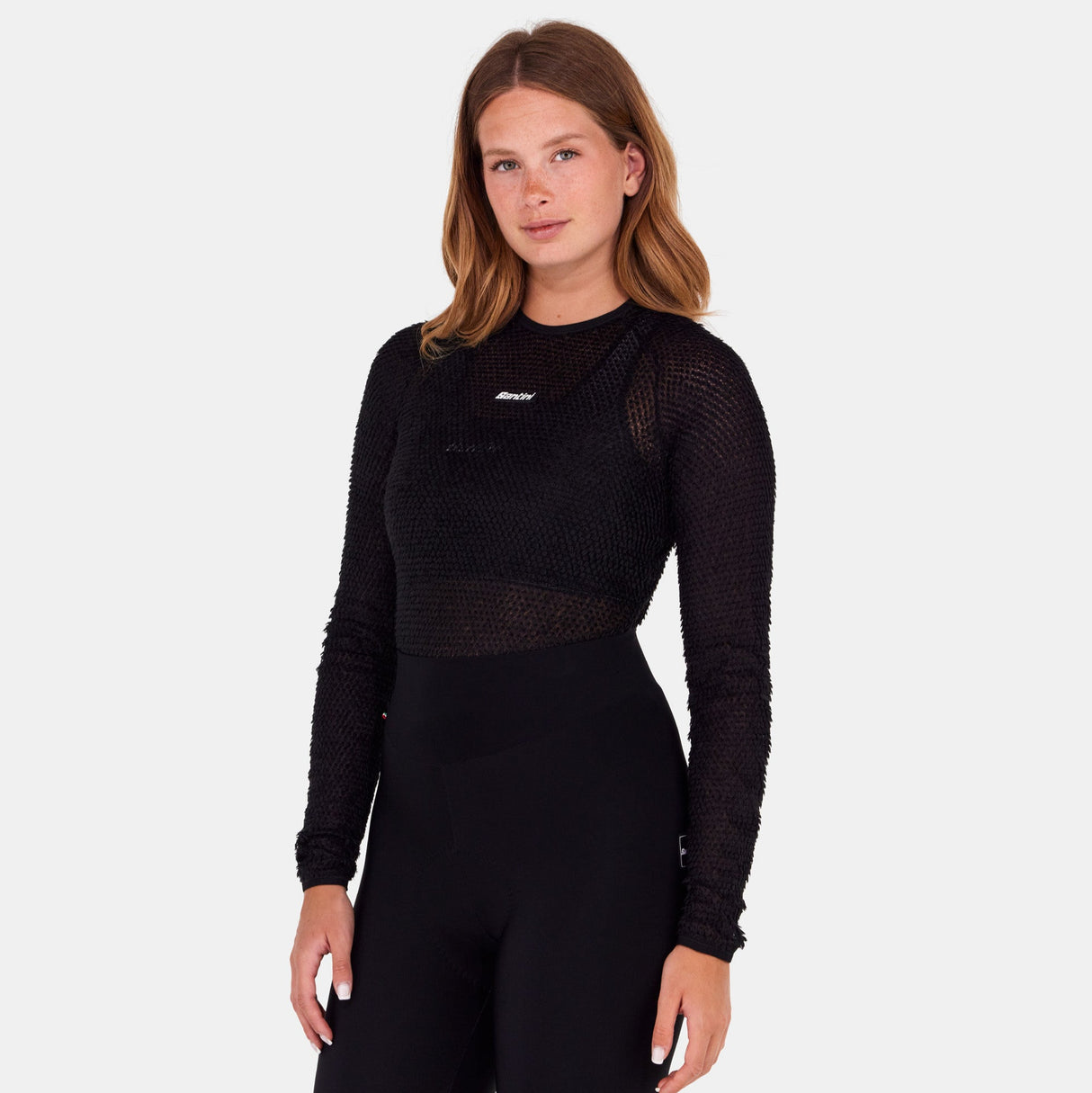 Maglia intima maniche lunghe Santini Alpha - Nero Santini