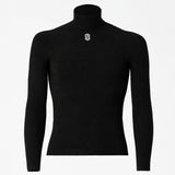 Maglia intima maniche lunghe Silverskin Core Warm collo alto - Nero Silverskin