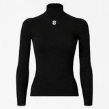 Maglia intima maniche lunghe Silverskin Core Warm collo alto - Nero Silverskin