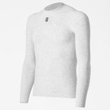 Maglia intima maniche lunghe Silverskin Core Warm girocollo - Grigio Silverskin