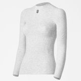 Maglia intima maniche lunghe Silverskin Core Warm girocollo - Grigio Silverskin
