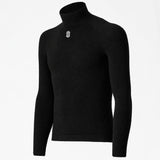Maglia intima maniche lunghe Silverskin Core Warm collo alto - Nero Silverskin