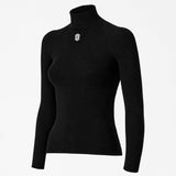 Maglia intima maniche lunghe Silverskin Core Warm collo alto - Nero Silverskin