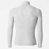 Maglia intima maniche lunghe Silverskin Core Warm collo alto - Grigio Silverskin