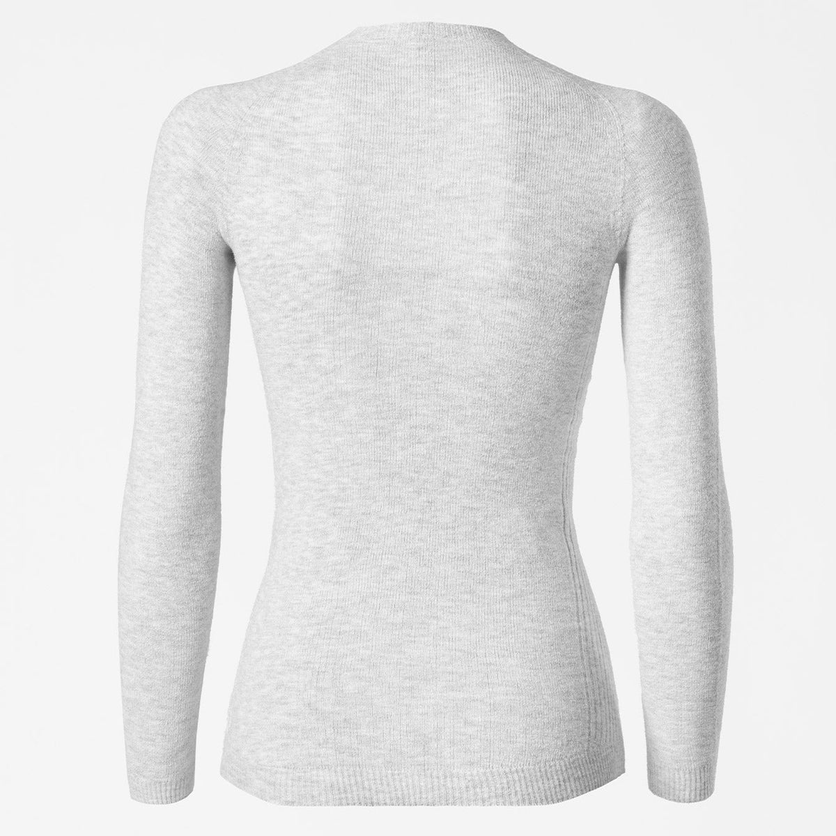 Maglia intima maniche lunghe Silverskin Core Warm girocollo - Grigio Silverskin