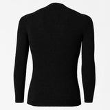 Silverskin Core Warm Rundhals Langarm-Unterhemd - Schwarz
