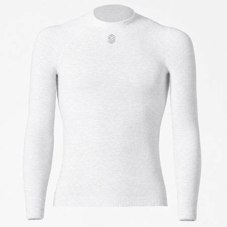Maglia intima maniche lunghe Silverskin Pro Warm girocollo - Bianco Silverskin