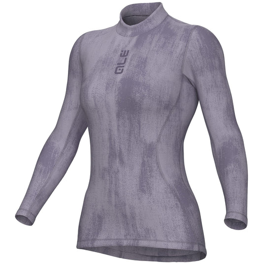 Ale Knitted woman long sleeved undershirt - Lilac